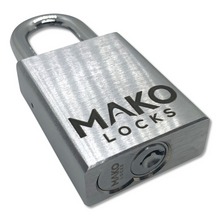 MAKO M-2 System Mo. 129 Heavy - Rekeyable SFIC Rectangular Padlock (No Core Included)