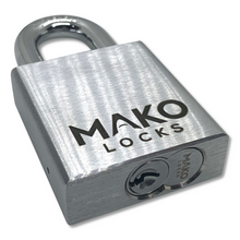 MAKO M-2 System Mo. 129 Heavy - Rekeyable SFIC Rectangular Padlock (No Core Included)